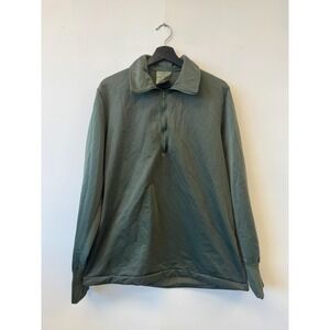 US Army Military Shirt Sleeping Heat Retentive Moisture Resistant Mens Medium OD